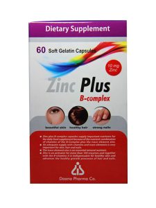کپسول زینک پلاس ب کمپلکس دانا 10 میلی گرم 60 عددی