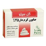 صابون کرم دار 25 درصد گل سیتو با حجم 125 گرم