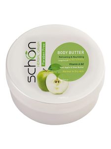 کره بدن سیب سبز و شی باتر شون مناسب پوست های معمولی تا خیلی خشک با حجم 200 میلی لیتر