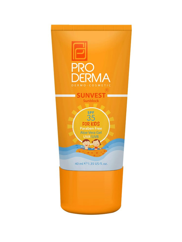 Untitled-2-836.jpg کرم ضد آفتاب کودکان SPF35 پرودرما با حجم 40 میلی لیتر - Image 1