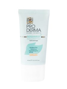 کرم پوشاننده و مرطوب کننده رنگی صورت پرودرما مناسب پوست معمولی و خشک حجم 40 میلی لیتر