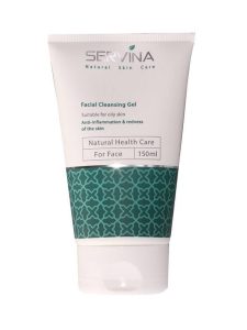 ژل شستشو صورت سروینا مناسب پوست های چرب، مختلط و مستعد آکنه حجم 150 میلی لیتر