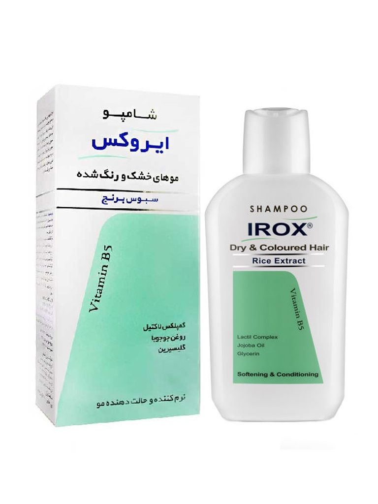 Untitled-2-928.jpg شامپو سبوس برنج ایروکس مناسب موهای خشک و رنگ شده 200 گرم - Image 1