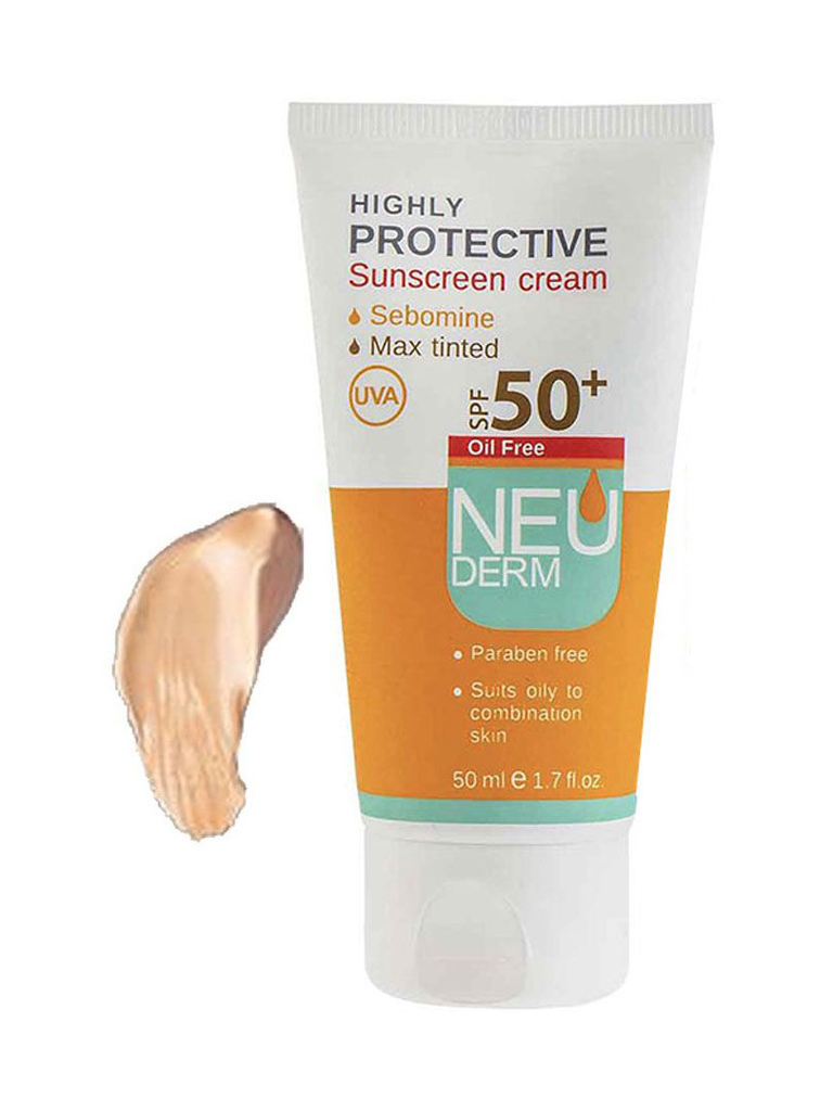 Untitled-2-968.jpg کرم ضد آفتاب فاقد چربی هایلی پروتکتیو نئودرم +SPF50 بژ تیره مناسب پوست های مختلط و چرب 50 میلی لیتر - Image 1
