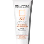 ضد آفتاب بی رنگ هیدرا +SPF50 درماتیپیک پوست خشک با حجم 50 میلی لیتر