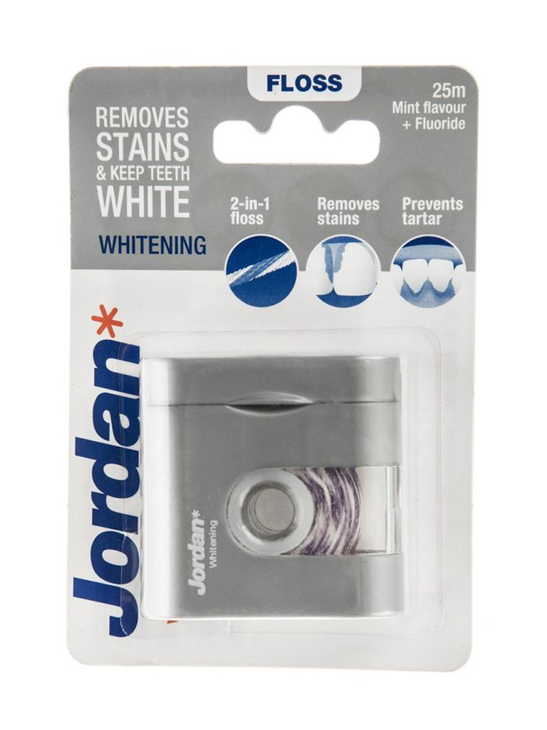 Whitening-Floss.jpg نخ دندان وایتنینگ جردن 25 متری - Image 1
