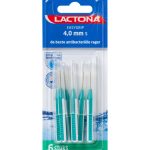 مسواک بین دندانی لاکتونا ضخیم سبز دردار  4 میلی متر 6 عددی