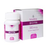 قرص بیوتین بایوکلینیک 300 میکروگرم 60 عددی