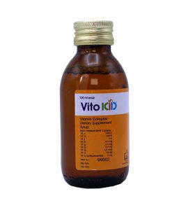 شربت ویتوکید کمپلکس ویتامین ها الحاوی حجم 120 میلی لیتر - Image 2
