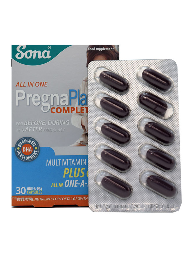 p_Sona-Pregna-Plan-30-caps.jpg کپسول پریگنا پلن سونا 30 عددی - Image 1