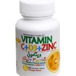 قرص جویدنی ویتامین سی به همراه د3 و زینک گنجینه سلامت تارا 30 عددی