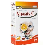 قرص جویدنی ویتامین ث دی سان فارما 500 میلی گرم 30 عددی