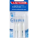 مسواک بین دندانی لاکتونا سفید دردار 2.5 در 5 میلی متر 6 عددی