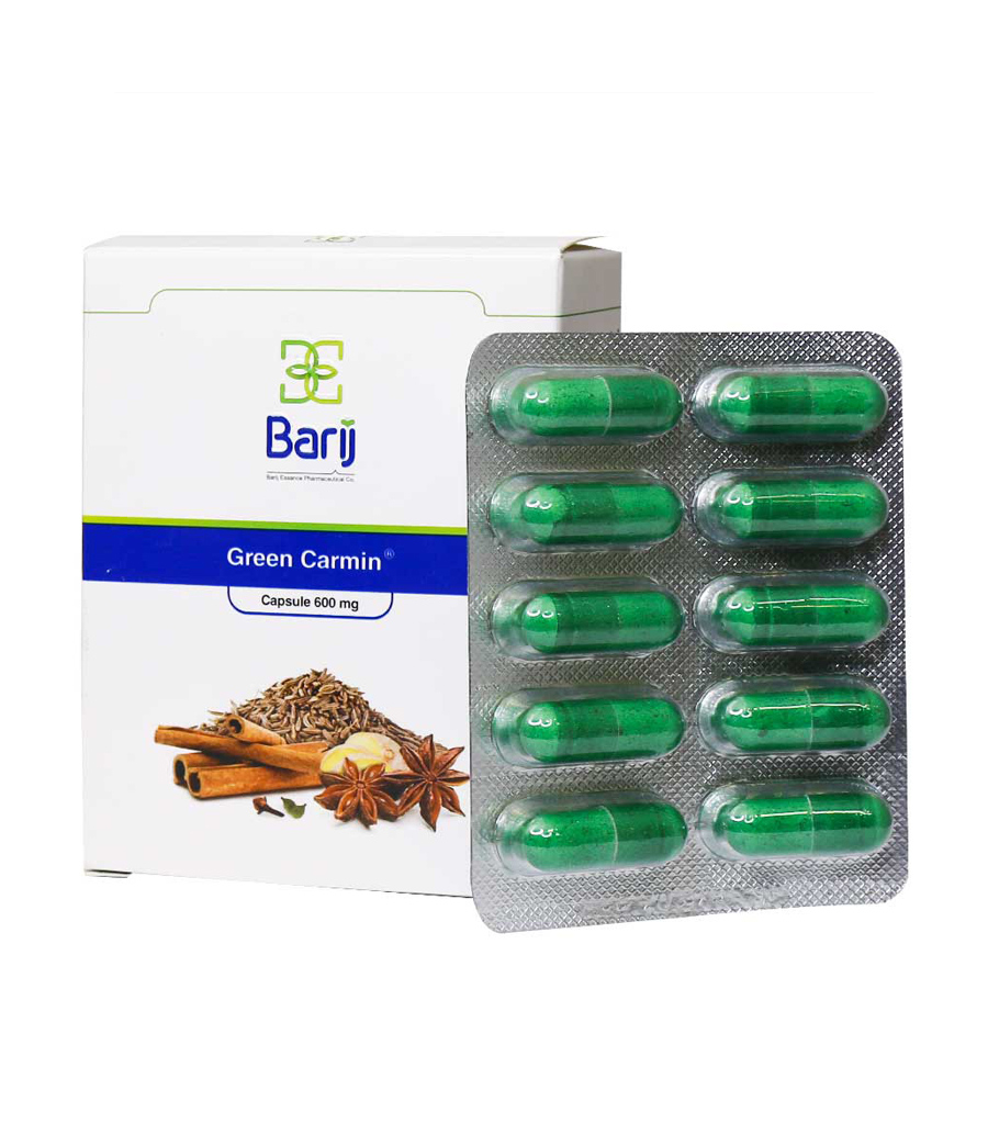 ددئممئکمونکموکوکوئحخ9نحخ.jpg کپسول گرین کارمین باریج اسانس 30 عددی - Image 1