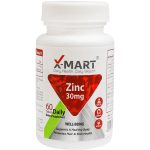 قرص زینک ایکس مارت 30 میلی گرم 60 عددی