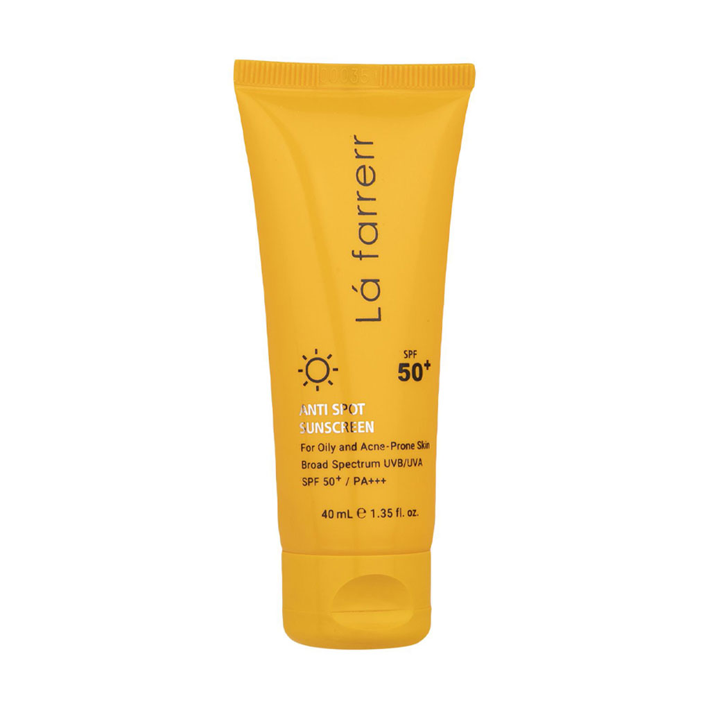 کرم-ضد-آفتاب-و-ضد-لک-لافارر-SPF30 کرم ضد آفتاب و ضد لک SPF30 بی رنگ لافارر مخصوص پوست چرب با حجم 40 میلی لیتر - Image 1