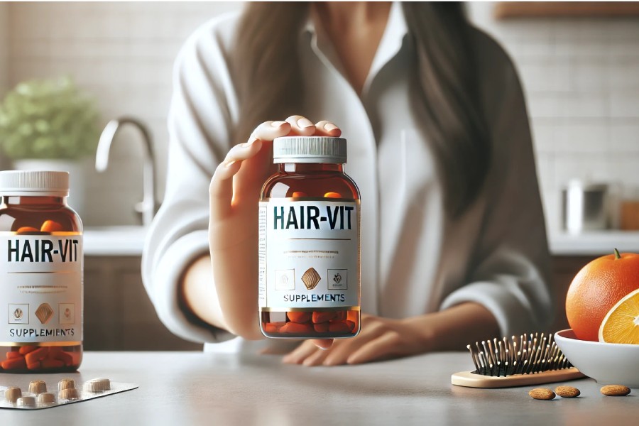  تاثیر قرص Hair-vit بر رویش مجدد موی سر 