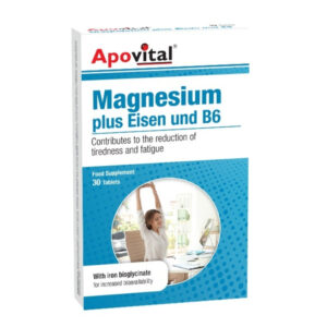 قرص منیزیم پلاس آیزن و ب۶ آپوویتال