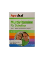 کپسول مولتی ویتامین افراد دیابتی آپوویتال 30 عددی