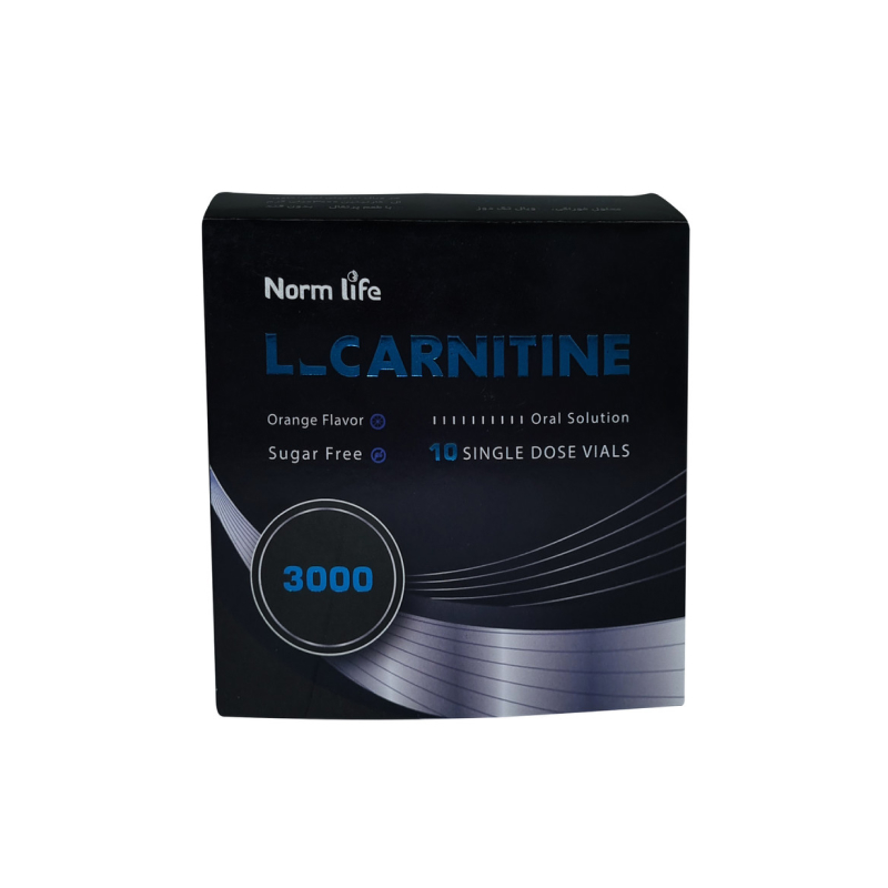 ویال خوراکی ال کارنیتین 3000 میلی گرم نورم لایف 10 عدد