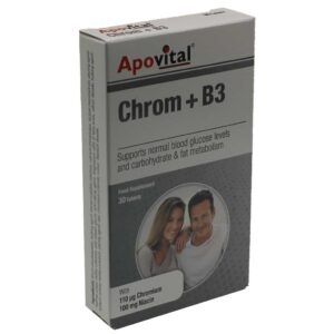 قرص کروم پلاس ب3 آپوویتال 30 عددی