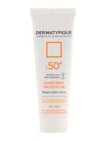 ضد آفتاب رنگی فلوئید SPF50 درماتیپیک پوست چرب 50 میلی لیتر