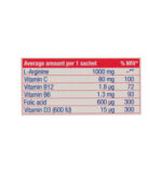 ساشه ال آرژنین پلاس یوروویتال 14 عددی