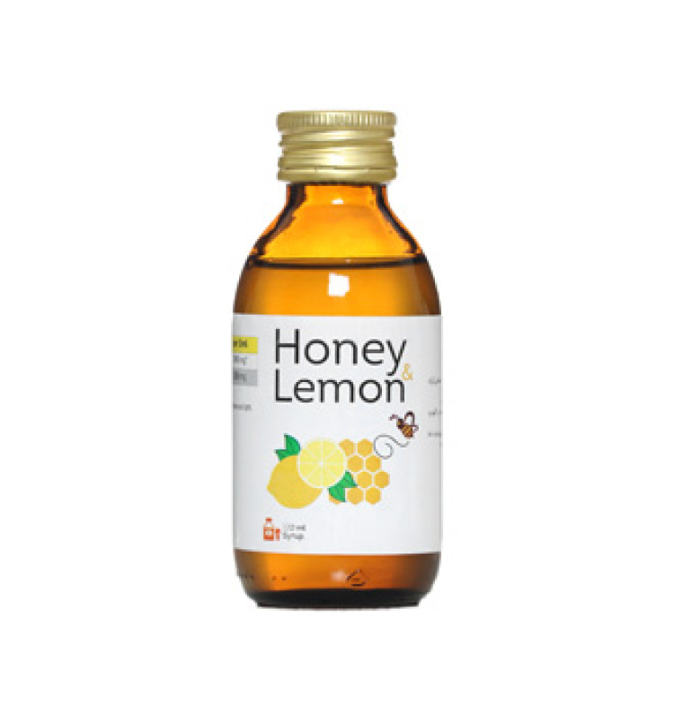 شربت لیمو و عسل الحاوی 120 میلی لیتر شربت لیمو و عسل الحاوی 120 میلی لیتر