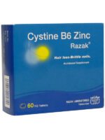 قرص سیستین B6 زینک رازک ۶۰ عددی