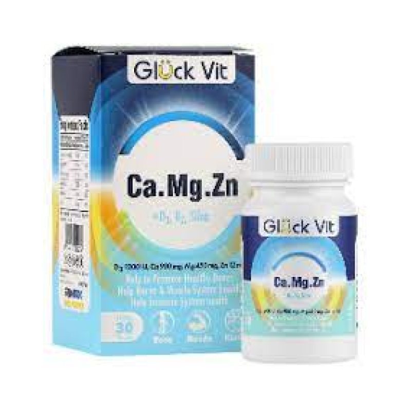 قرص کلسیم منیزیم زینک د3 کا2 گلوک ویت