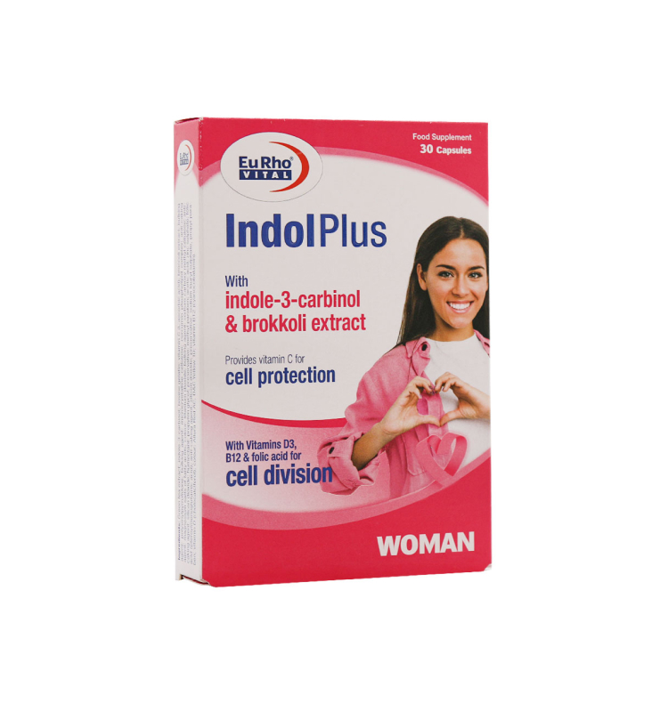 کپسول ایندول پلاس یوروویتال 30 عددی