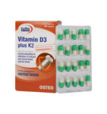 کپسول ویتامین د3 پلاس کا2 یوروویتال 60 عددی